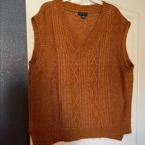 Sanctuary Tan Knit Sweater Vest